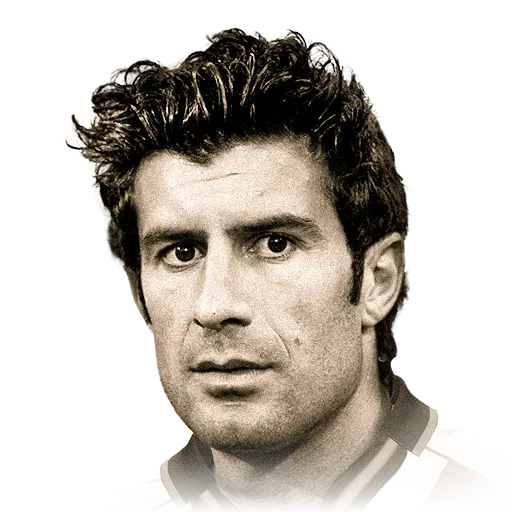 Luís Figo 90 Icon RW FC 26 card