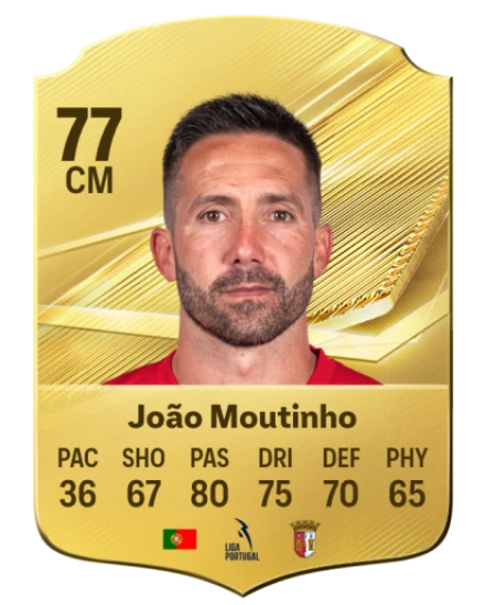 João Moutinho 77 Common CM FC 26 card
