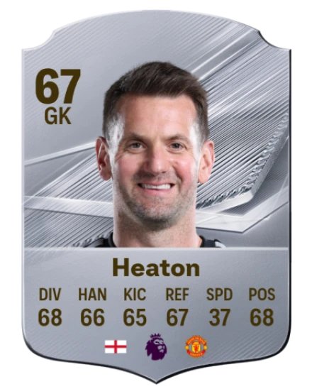 Heaton 67 Silver GK FC 27 card