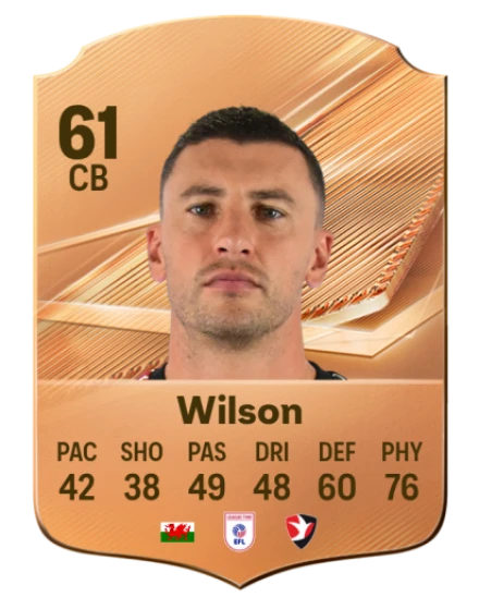 Wilson 61 Bronze CB FC 27 card