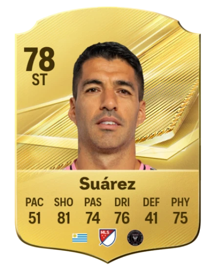 Suárez 78 Common ST FC 26 card