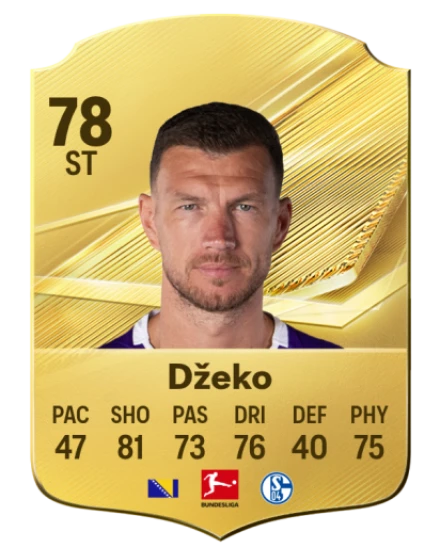 Džeko 78 Common ST FC 26 card