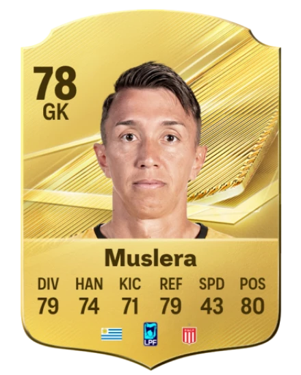 Muslera 78 Common GK FC 26 card