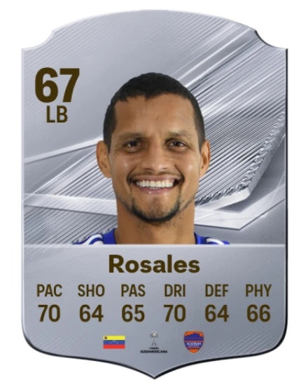Rosales 67 Common LB FC 26 card