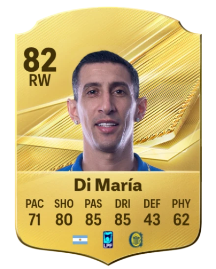 Di María 82 Common RW FC 26 card