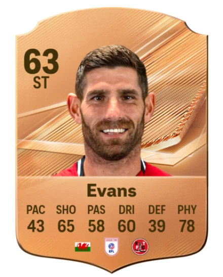 Evans 63 Common ST FC 26 card