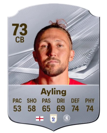 Ayling 73 Common CB FC 26 card