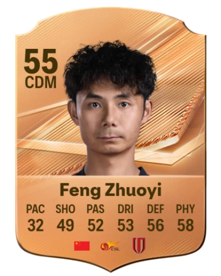 Feng Zhuoyi 55 Bronze CDM FC 27 card