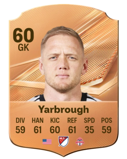 Yarbrough 60 Bronze GK FC 27 card