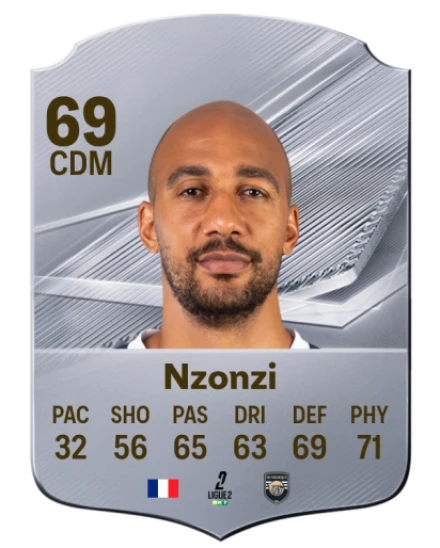 Nzonzi 69 Common CDM FC 26 card