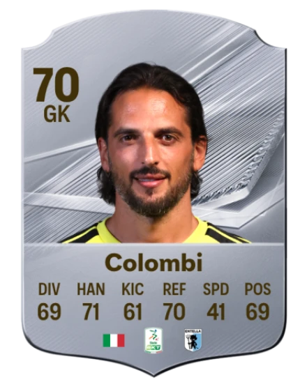 Colombi 70 Common GK FC 26 card