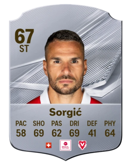 Sorgić 67 Common ST FC 26 card