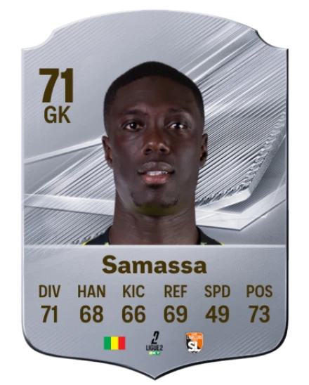 Samassa 71 Common GK FC 26 card
