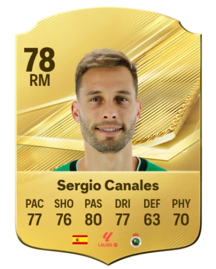 Sergio Canales 78 Common RM FC 26 card