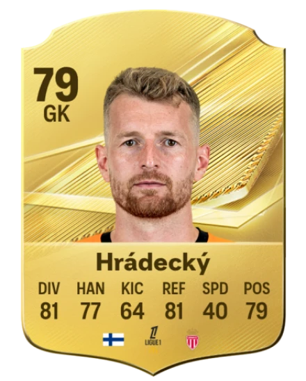 Hrádecký 79 Common GK FC 26 card