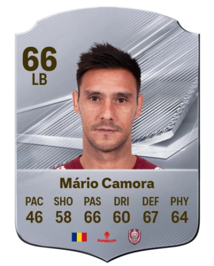 Mário Camora 66 Silver LB FC 27 card