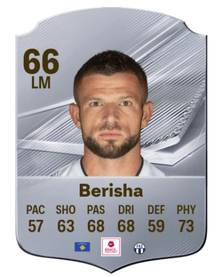 Berisha 66 Common LM FC 26 card