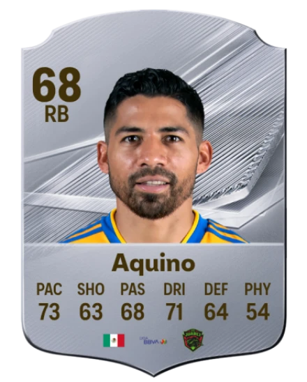 Aquino 68 Common RB FC 26 card