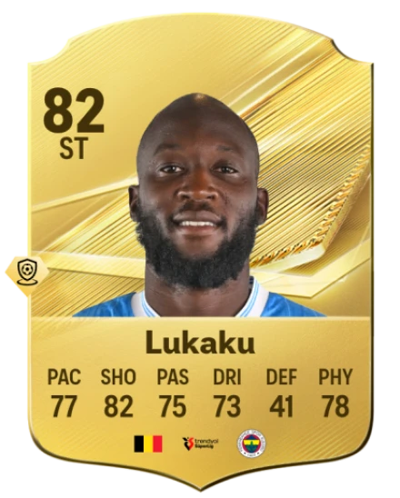 Lukaku 82 Common ST FC 26 card