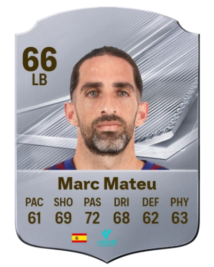Marc Mateu 66 Silver LB FC 27 card