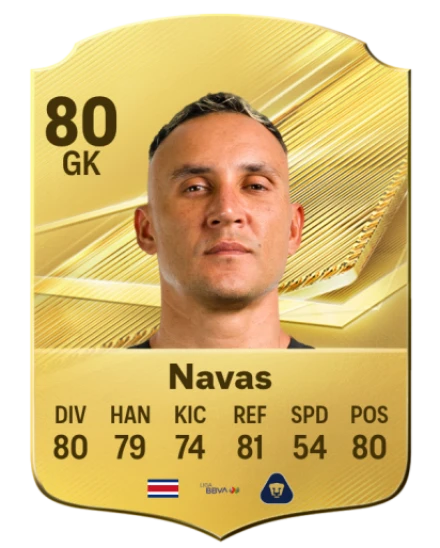 Navas 80 Common GK FC 26 card