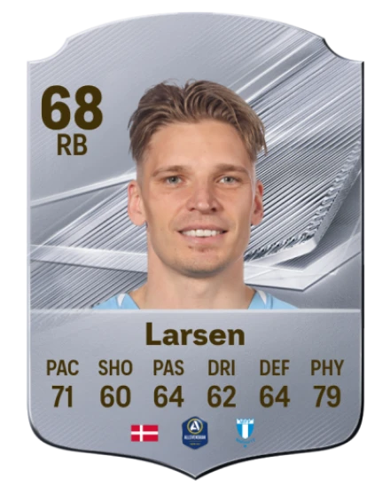 Larsen 68 Common RB FC 26 card