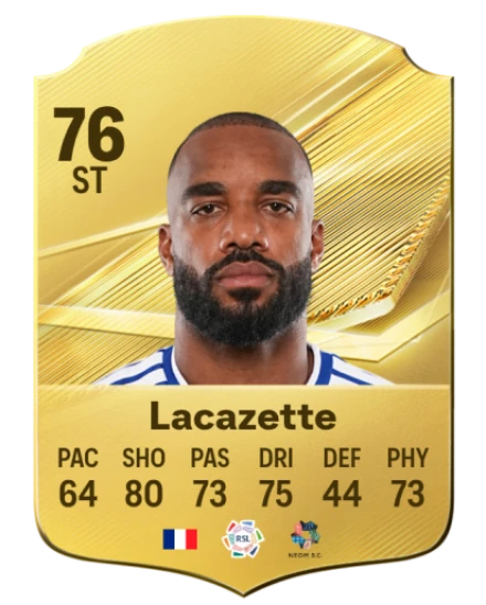 Lacazette 76 Common ST FC 26 card