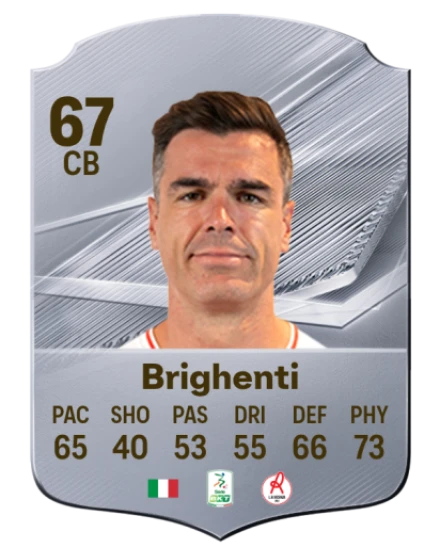 Brighenti 67 Silver CB FC 27 card