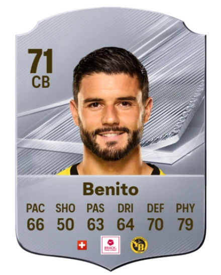 Benito 71 Common CB FC 26 card