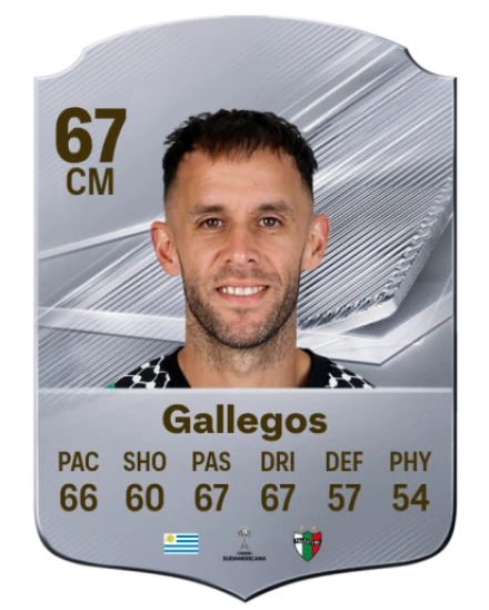 Gallegos 67 Common CM FC 26 card