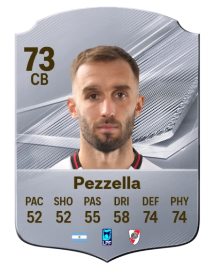 Pezzella 73 Silver CB FC 27 card