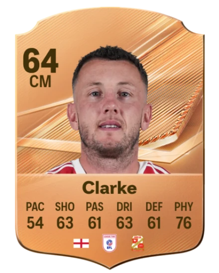 Clarke 64 Common CM FC 26 card