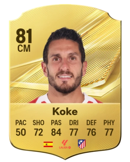 Koke 81 Common CM FC 26 card