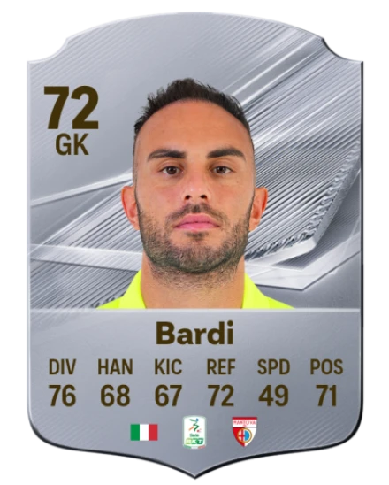 Bardi 72 Common GK FC 26 card
