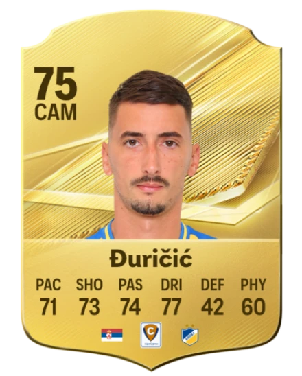 Đuričić 75 Common CAM FC 26 card