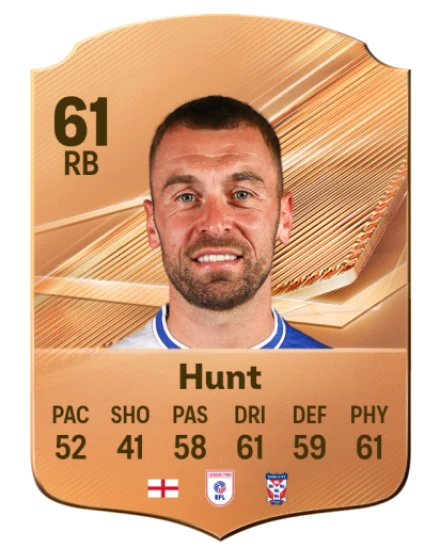 Hunt 61 Bronze RB FC 27 card