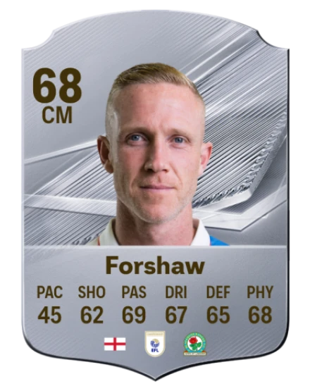 Forshaw 68 Common CM FC 26 card