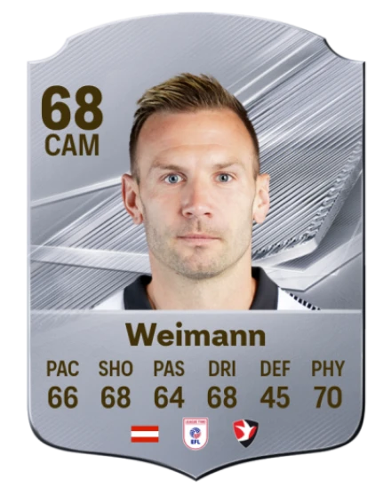 Weimann 68 Common CAM FC 26 card