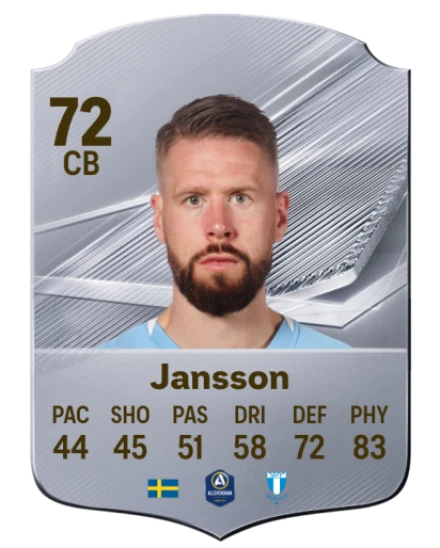 Jansson 72 Common CB FC 26 card
