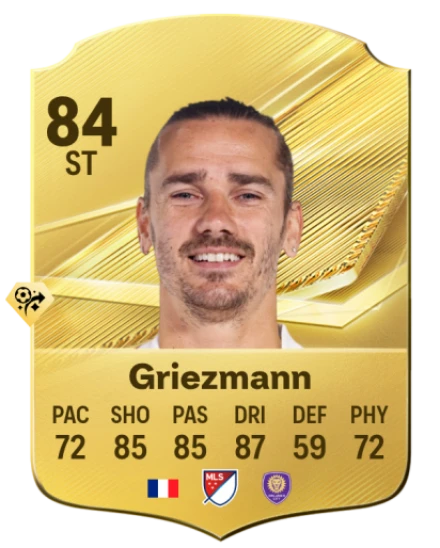 Griezmann 84 Common ST FC 26 card