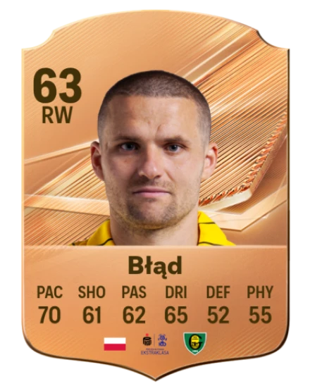 Błąd 63 Bronze RW FC 27 card