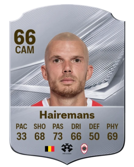 Hairemans 66 Rare CAM FC 26 card