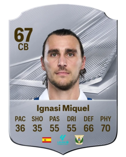 Ignasi Miquel 67 Silver CB FC 27 card