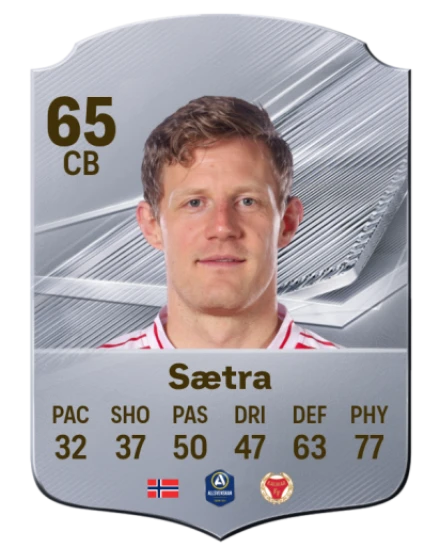 Sætra 65 Common CB FC 26 card