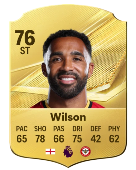 Wilson 76 Gold ST FC 27 card