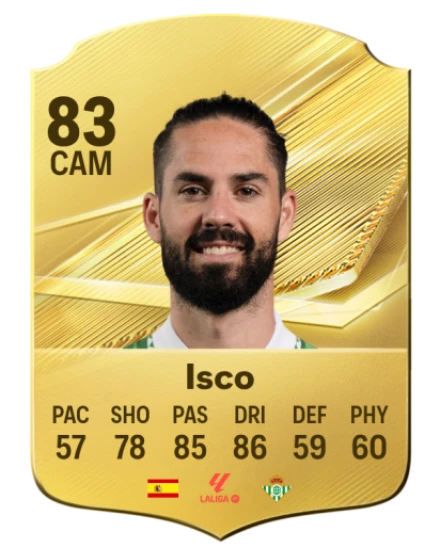 Isco 83 Common CAM FC 26 card