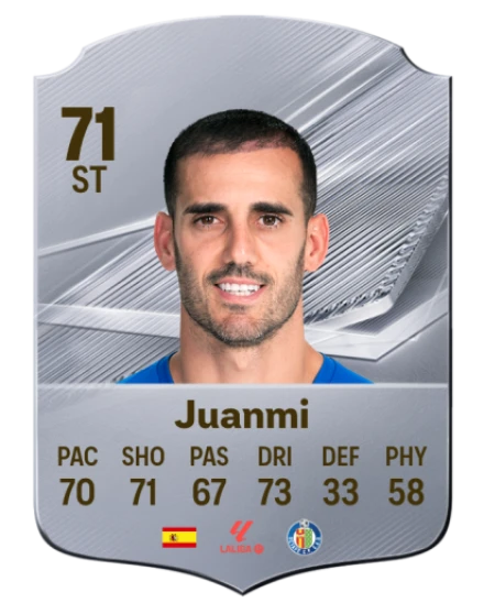 Juanmi 71 Silver ST FC 27 card