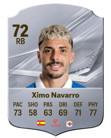 Ximo Navarro 72 Silver RB FC 27 card