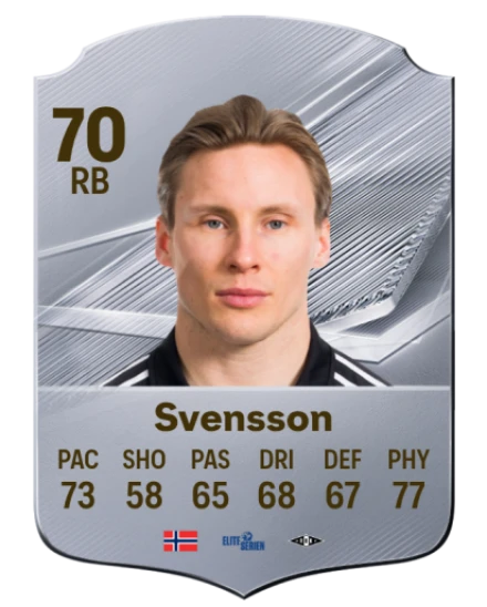 Svensson 70 Common RB FC 26 card