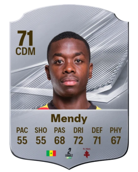 Mendy 71 Common CDM FC 26 card
